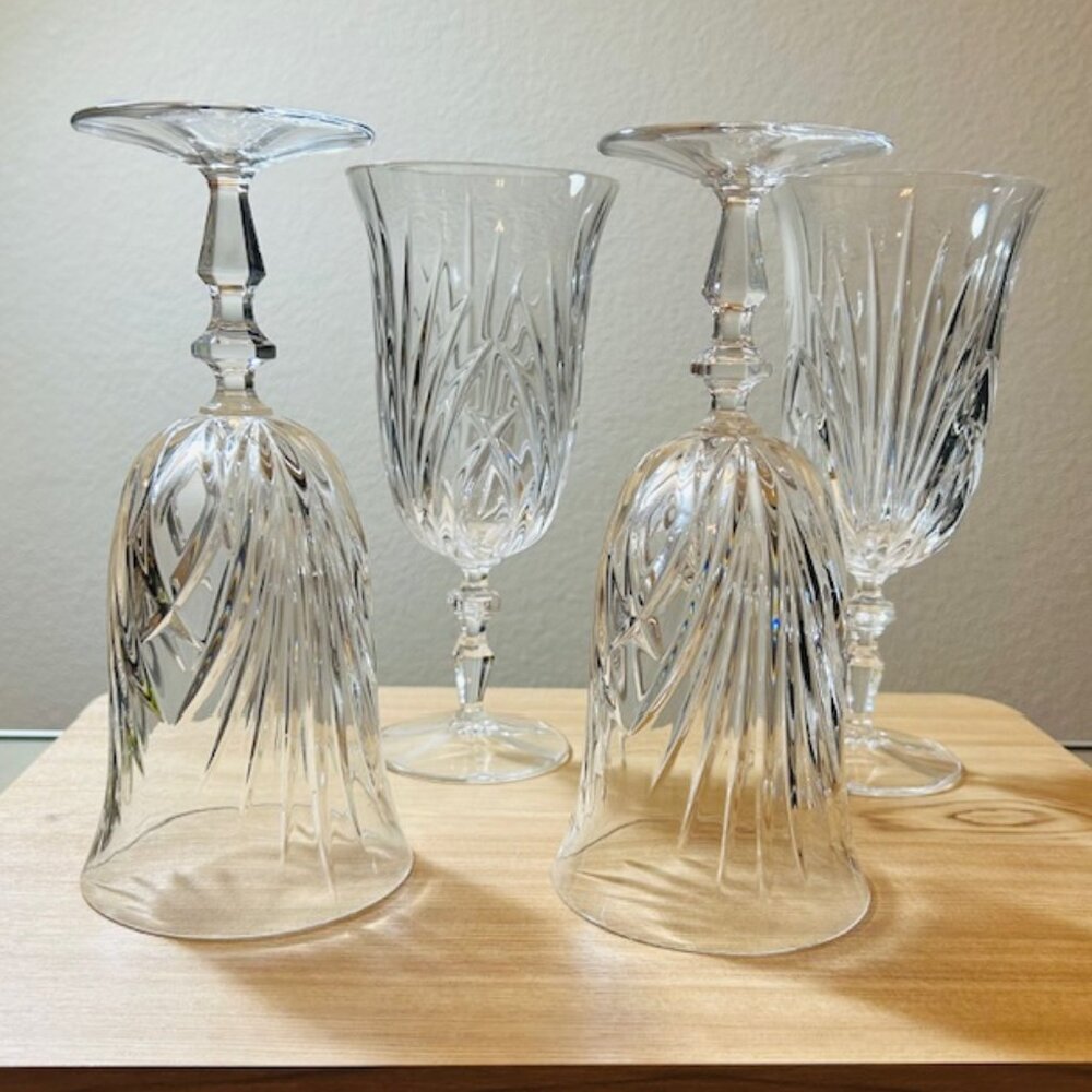 Gorham Rosewood Ice Tea Glasses / Vintage Rosewood Ice Tea Goblets Set of 4